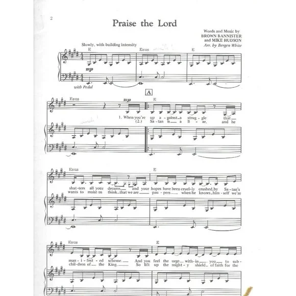Praise the Lord Sheet Music 1980 DaySpring Imperials Gospel Piano Vocal - Picture 3 of 3